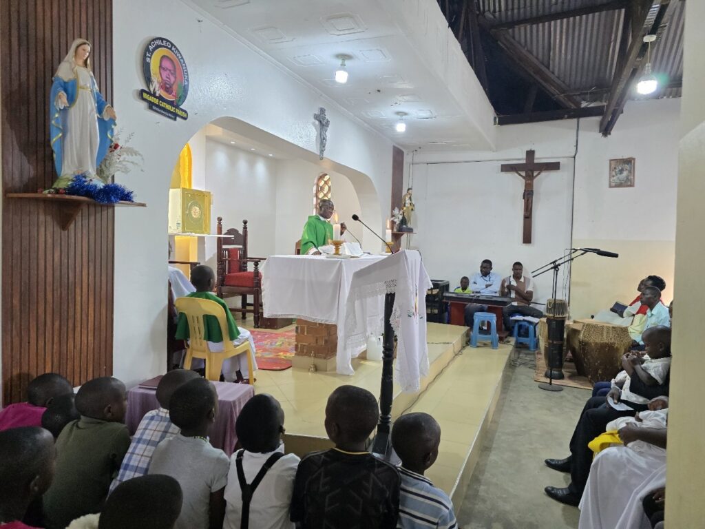 Plate 1. Director leading the Eucharistic Celebration
